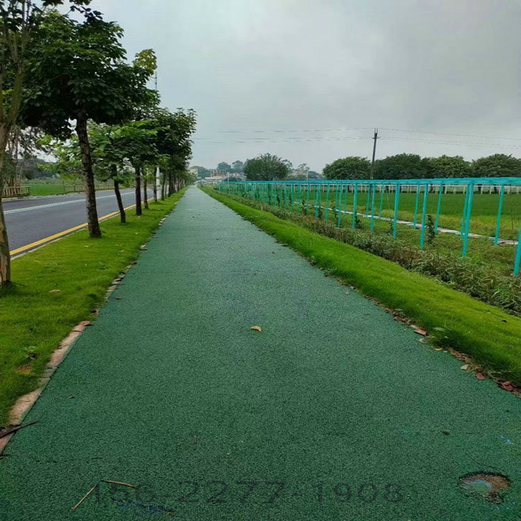 彩色強固透水混凝土施工步驟